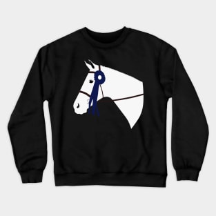 Blue Ribbon (Grey Horse) Crewneck Sweatshirt